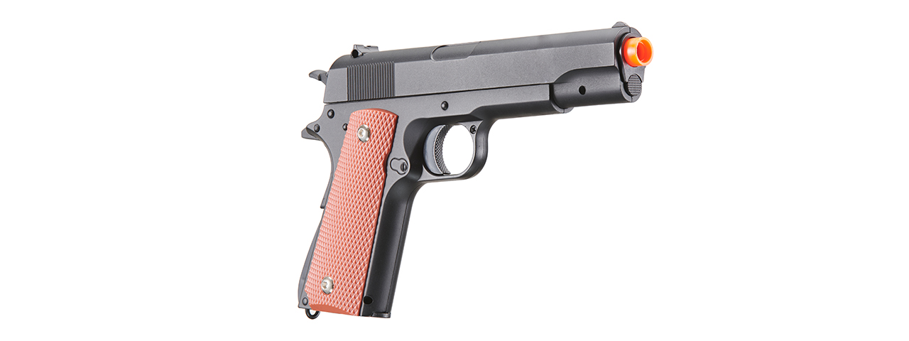 UK Arms 1911 Heavyweight Series Airsoft Spring Pistol (Color: Black)