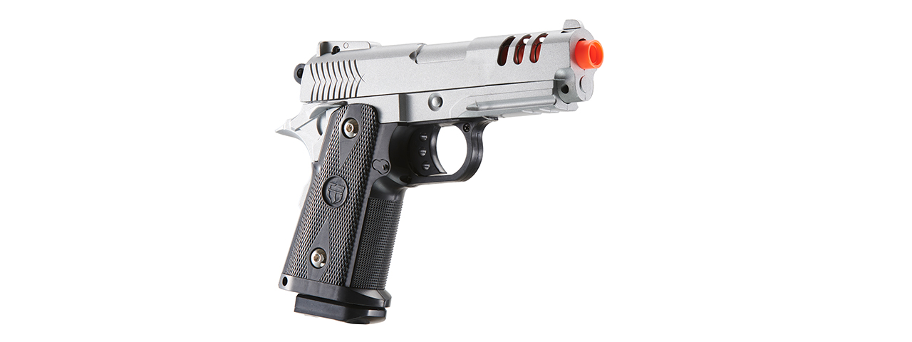 UK Arms 2011 Compact Heavyweight Series Airsoft Spring Pistol (Color: Silver)