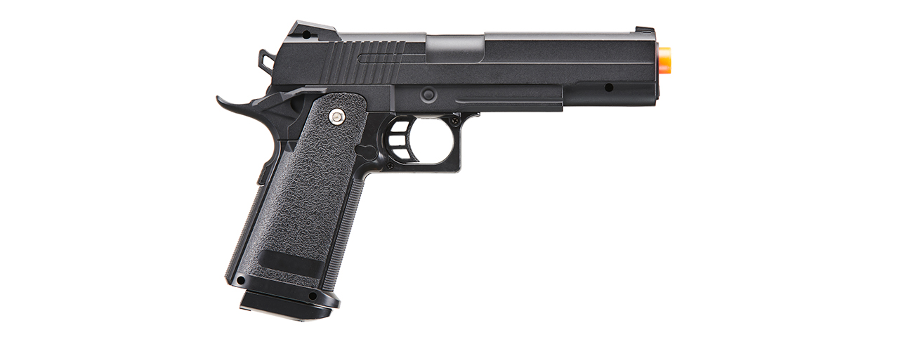 UK Arms 2011 Alloy Series Spring Airsoft Pistol (Color: Black)