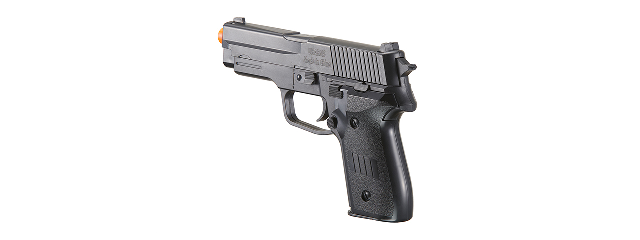 UK Arms P228 Plastic Spring Powered Airsoft Pistol (Color: Black)