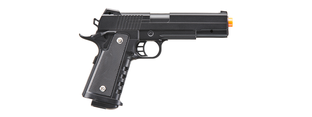 UK Arms 1911 Alloy Series Spring Airsoft Pistol (Color: Black)