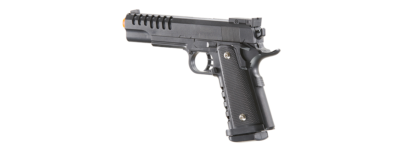 UK Arms 2011 Heavyweight Series Airsoft Spring Pistol (Color: Black) - Click Image to Close