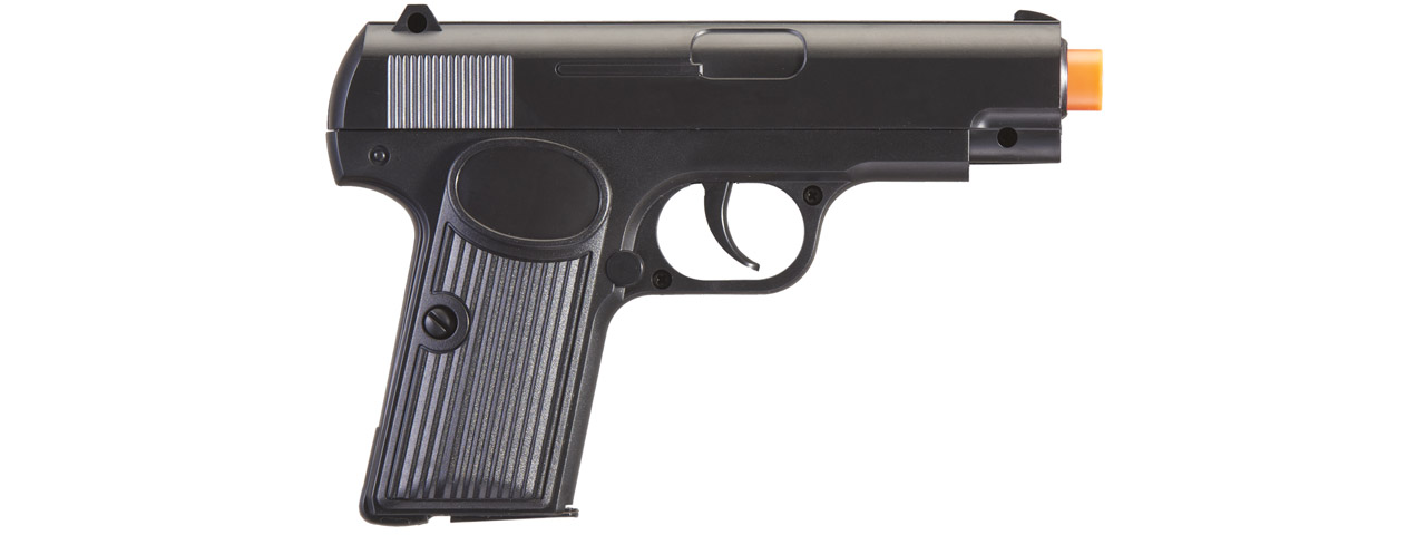 UK Arms Type 54 Heavyweight Spring Airsoft Pistol (Color: Black) - Click Image to Close