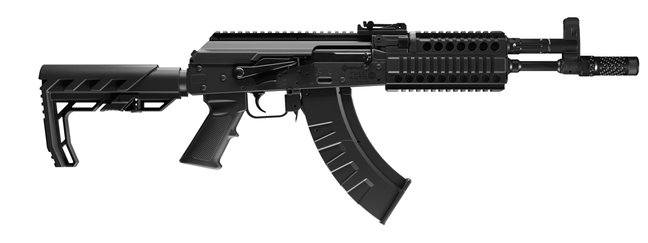 Crosman Full Automatic AK1 .177 Cal Airgun (Color: Black) - Click Image to Close