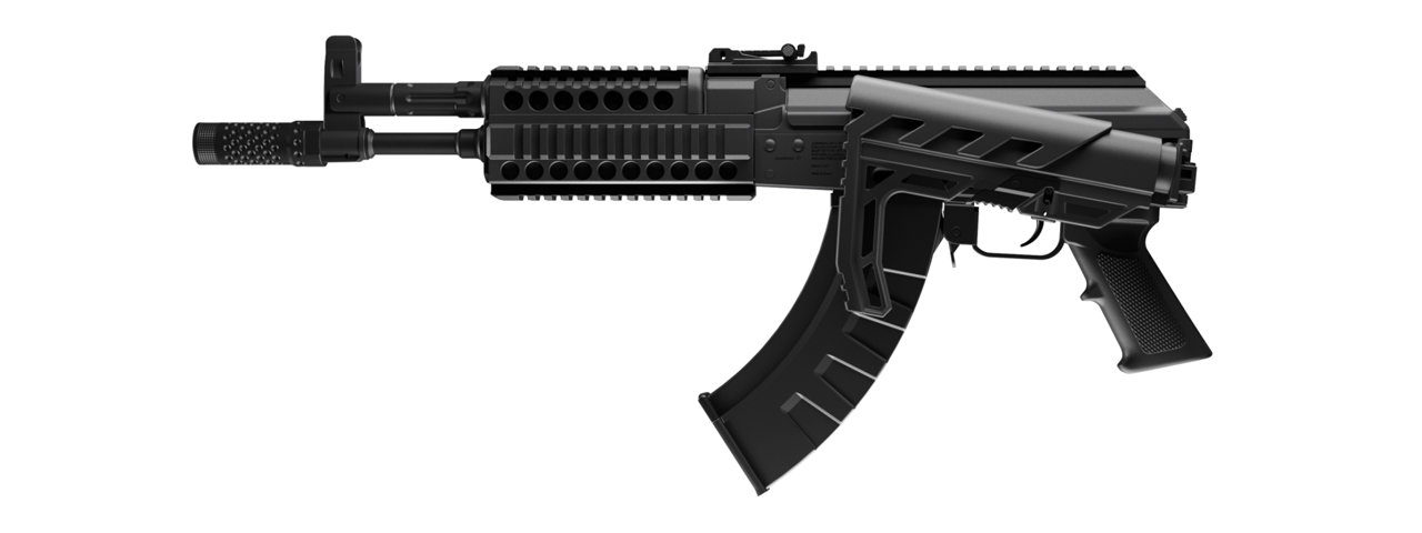 Crosman Full Automatic AK1 .177 Cal Airgun (Color: Black) - Click Image to Close