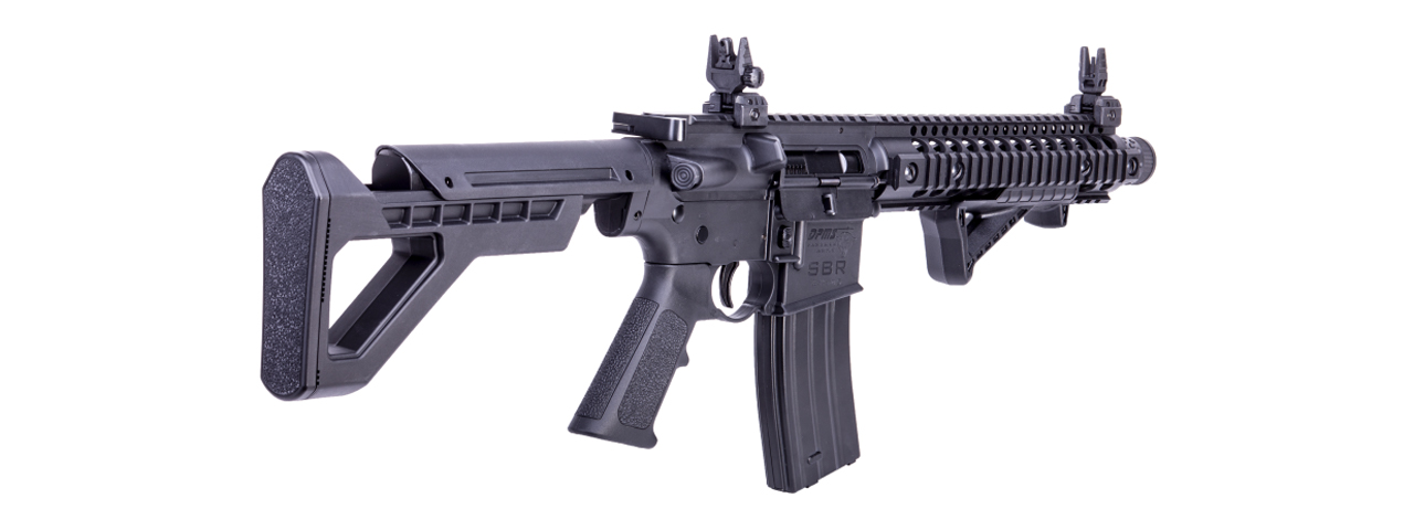 Crosman DPMS SBR Co2 BB .177 Cal BB Air Rifle with Dual Action Capability (Color: Black)