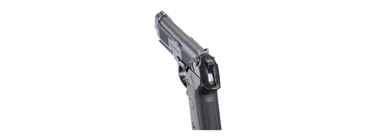 WinGun 302 Non Blowback M9 Airsoft Co2 Gas Blowback Airsoft Pistol (Color: Black)