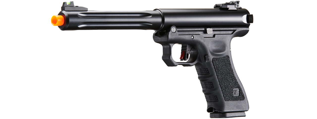 WE-Tech Galaxy Select Fire Premium L Gas Blowback Pistol (Color: Black) - Click Image to Close
