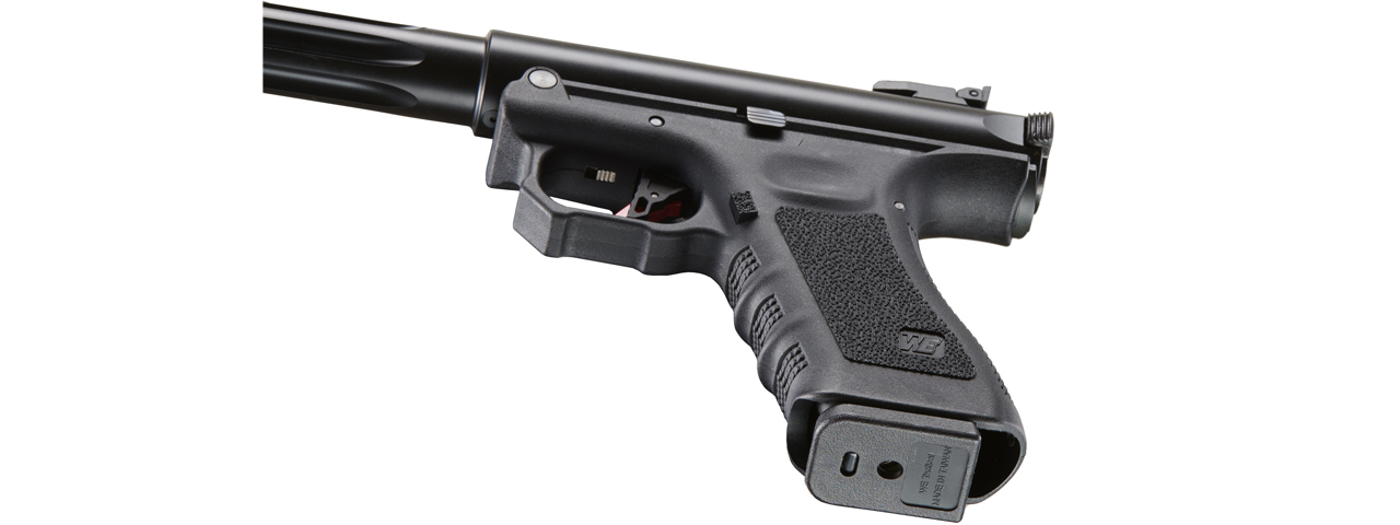 WE-Tech Galaxy Select Fire Premium L Gas Blowback Pistol (Color: Black) - Click Image to Close