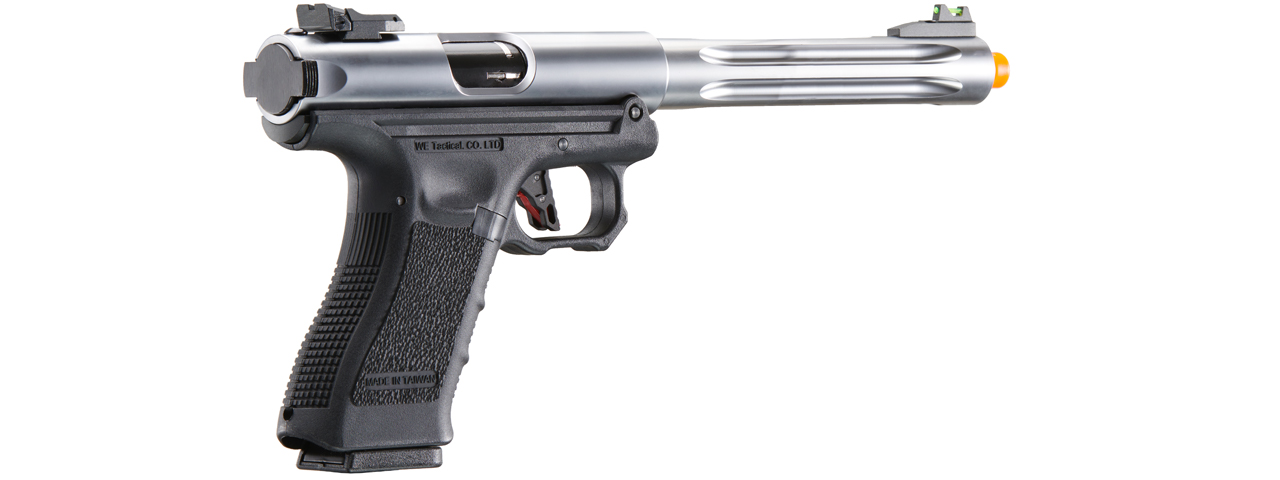 WE-Tech Galaxy Select Fire Premium L Gas Blowback Pistol (Color: Silver)