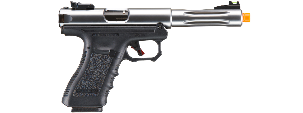 WE-Tech Galaxy Select Fire Premium S Gas Blowback Pistol (Color: Silver) - Click Image to Close