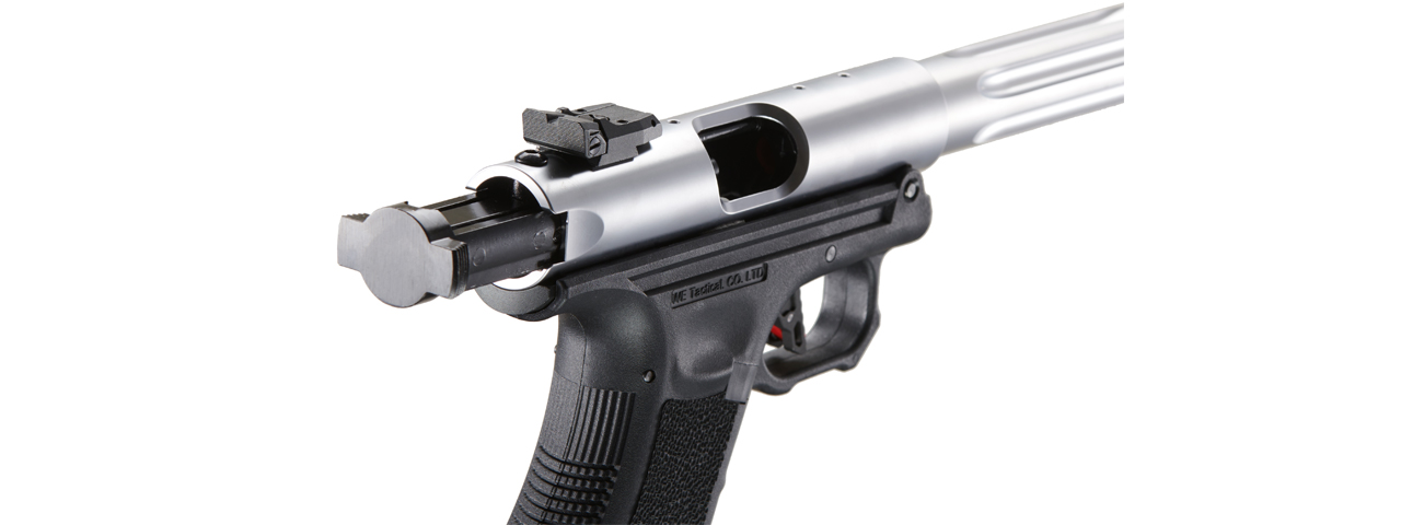 WE-Tech Galaxy Select Fire Premium S Gas Blowback Pistol (Color: Silver)