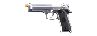 WE-Tech Full Metal M9 Tactical Gas Blowback Airsoft Pistol (Color: Silver)