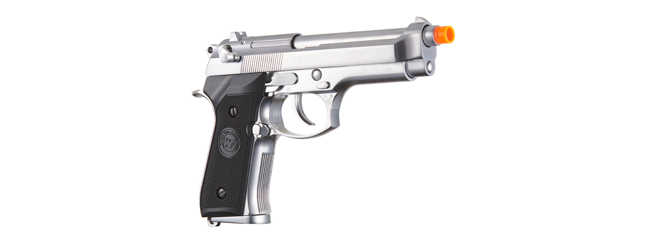 WE-Tech Full Metal M9 Tactical Gas Blowback Airsoft Pistol (Color: Silver)