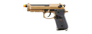 WE-Tech M9A1 Navy Gas Blowback Airsoft Pistol with No Markings (Color: Tan)