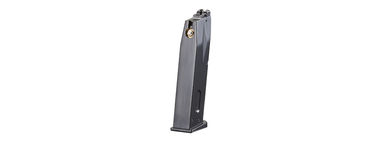 WE-Tech 25 Round Green Gas Magazine for M92 Series Gas Blowback Pistols (Color: Black)