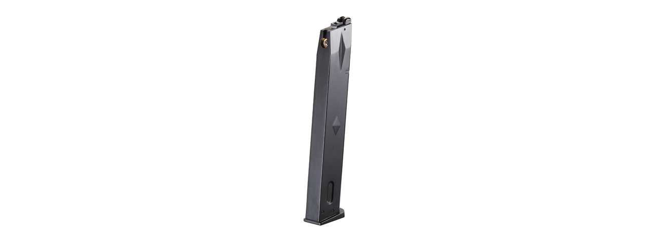 WE-Tech 50 Round Extended Magazine for M92 Series Gas Blowback Pistols (Color: Black) - Click Image to Close