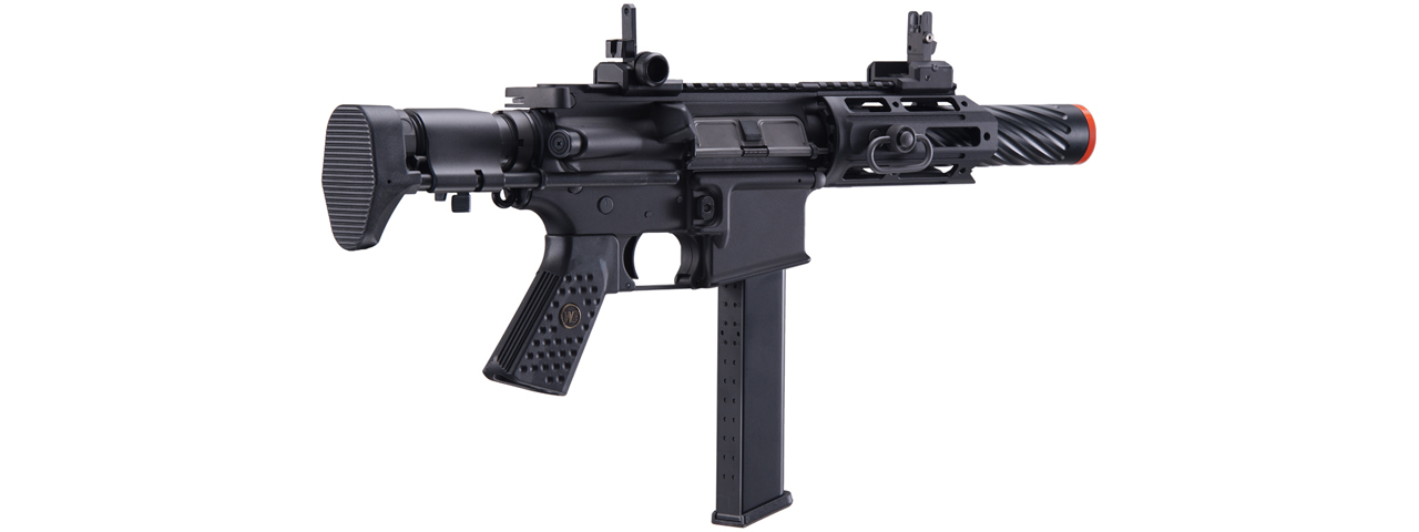 WE-Tech R5C PCC Honey Badger Gas Blowback Rifle (Color: Black) - Click Image to Close