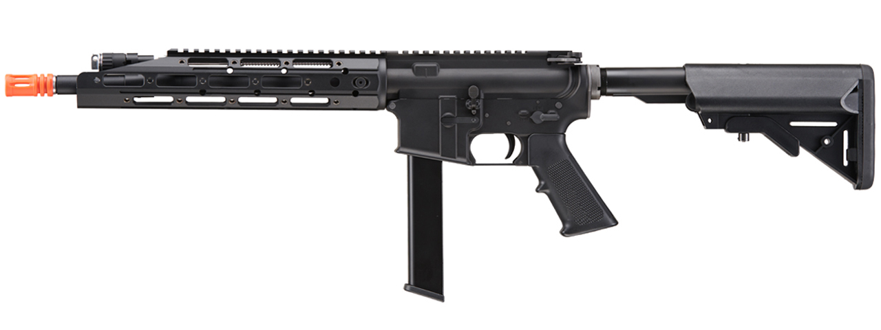 WE-Tech M4 RARS PCC Gas Blowback Airsoft Rifle (Color: Black) - Click Image to Close