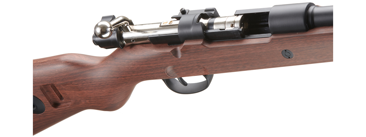 Double Bell WWII Kar 98K Bolt Action Gas Airsoft Rifle (Color: Imitation Wood) - Click Image to Close