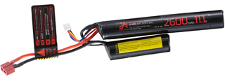 Zion Arms 11.1v 2600mAh Lithium-Ion Nunchuck Battery (Deans Connector)