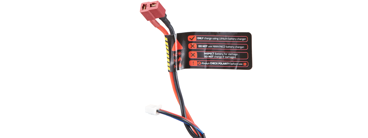 Zion Arms 7.4v 2600mAh Lithium-Ion Brick Battery (Deans Connector) - Click Image to Close