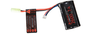 Zion Arms 7.4v 2600mAh Lithium-Ion Brick Battery (Tamiya Connector)