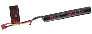 Zion Arms 7.4v 3000mAh Lithium-Ion Stick Type Battery (Deans) - Click Image to Close