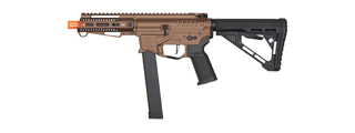 Zion Arms R&D Precision Licensed PW9 Mod 1 Airsoft Rifle with Delta Stock (Color: Bronze)