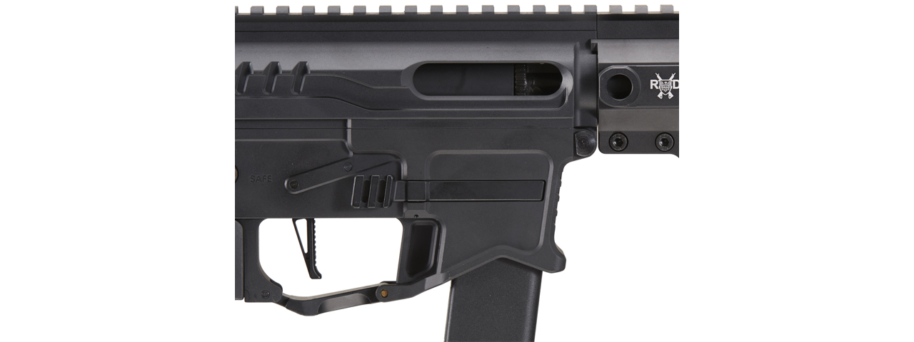 Zion Arms R&D Precision Licensed PW9 Mod 0 Airsoft AEG Pistol Carbine (Color: Black) - Click Image to Close