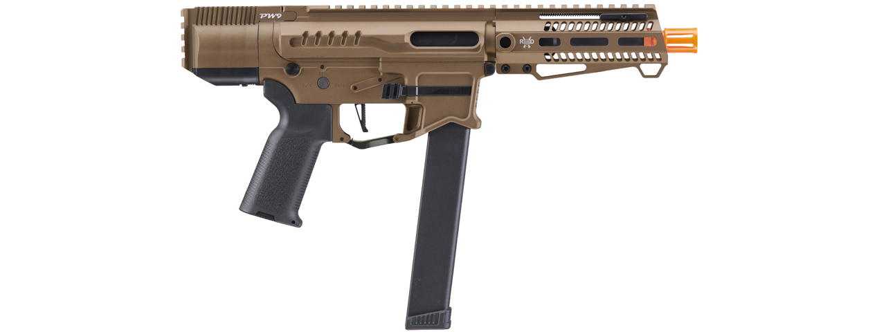 Zion Arms R&D Precision Licensed PW9 Mod 0 Airsoft Rifle (Color: Bronze) - Click Image to Close