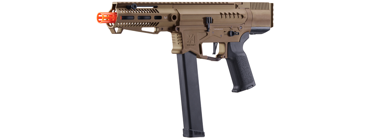 Zion Arms R&D Precision Licensed PW9 Mod 0 Airsoft Rifle (Color: Bronze) - Click Image to Close