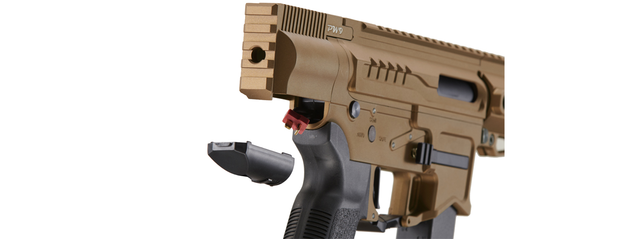 Zion Arms R&D Precision Licensed PW9 Mod 0 Airsoft Rifle (Color: Bronze) - Click Image to Close