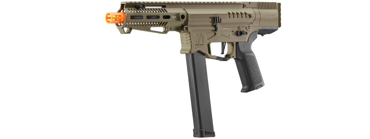 Zion Arms R&D Precision Licensed PW9 Mod 0 Airsoft Rifle (Color: Tan) - Click Image to Close