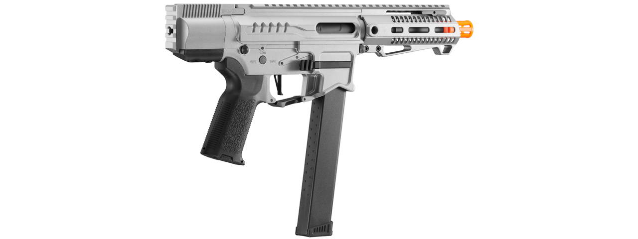 Zion Arms R&D Precision Licensed PW9 Mod 0 Airsoft Rifle (Color: Gray) - Click Image to Close