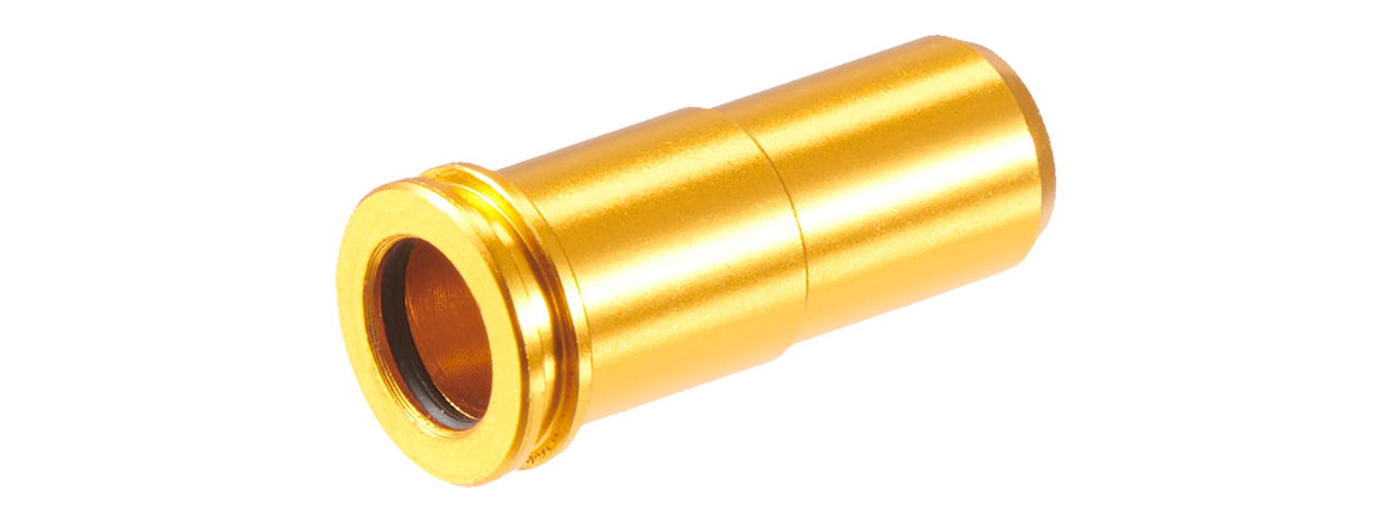 Lancer Tactical 19.7mm CNC Machined Aluminum Air Nozzle For Airsoft AEGs (Color: Gold)