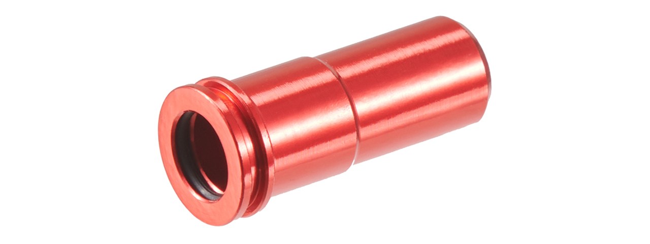 Lancer Tactical 19.7mm CNC Machined Aluminum Air Nozzle for Airsoft AEGs (Color: Red) - Click Image to Close