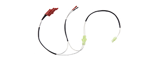 Lancer Tactical Rear Wired Wiring Harness for Version 3 Airsoft AEGs (Small Tamiya)