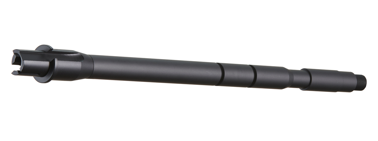 Lancer Tactical 13" One-Piece Aluminum Outer Barrel (Color: Black) - Click Image to Close