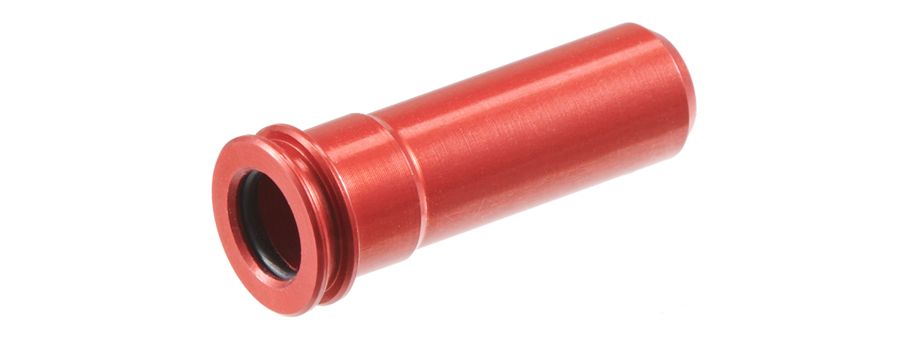 Lancer Tactical 23.6mm CNC Machined Aluminum Air Nozzle for Airsoft AEGs (Color: Red) - Click Image to Close
