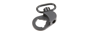 Lancer Tactical Receiver Sling Adapter Plate with Swivel Sling Hoop (Color: Black)