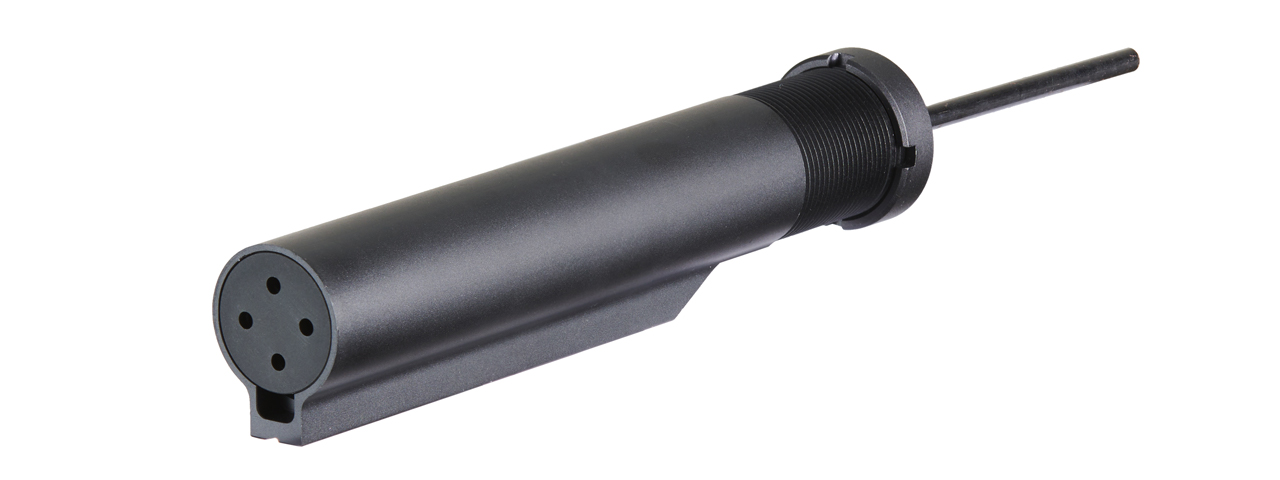 Lancer Tactical M4/M16 Aluminum Buffer Tube for Airsoft AEGs (Color: Black)