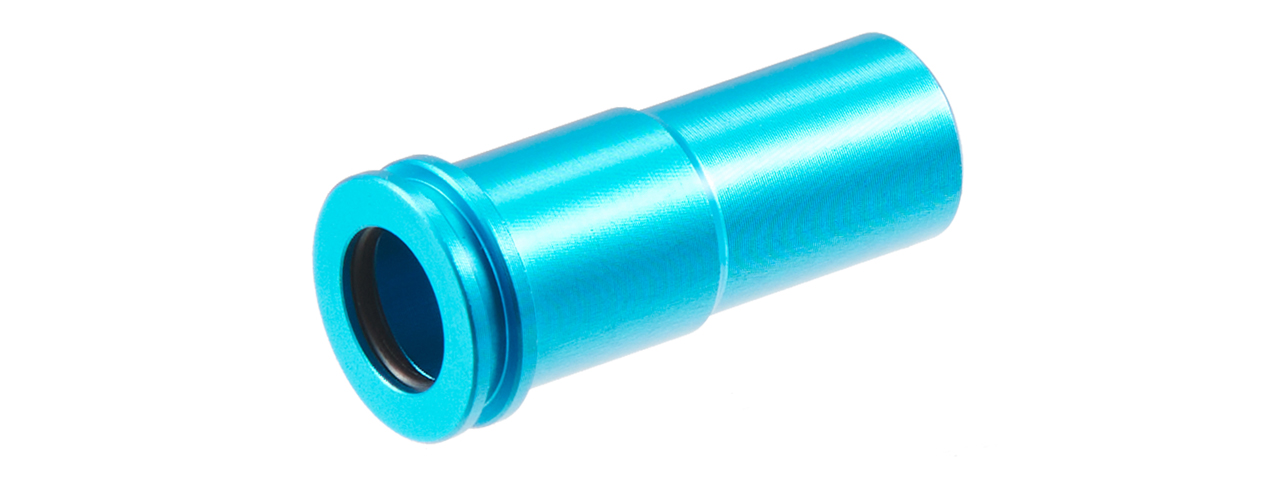 Lancer Tactical CNC Machined Aluminum Air Nozzle for M4 Series Airsoft AEGs (Color: Blue) - Click Image to Close