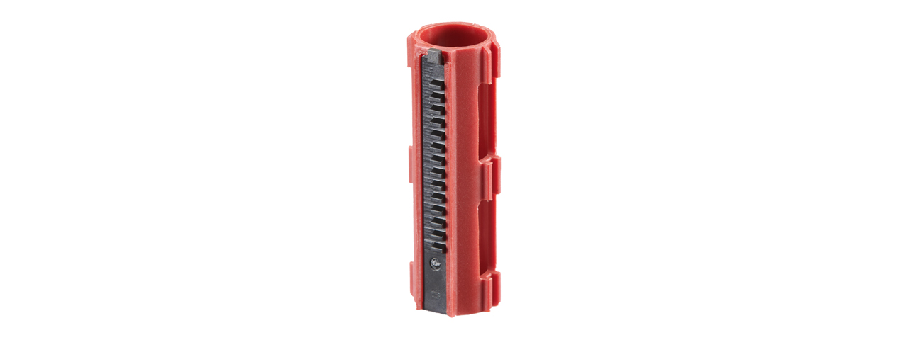 Lancer Tactical 14 Teeth Reinforced Polycarbonate Full Stroke Piston with Steel Half Teeth (Color: Red)