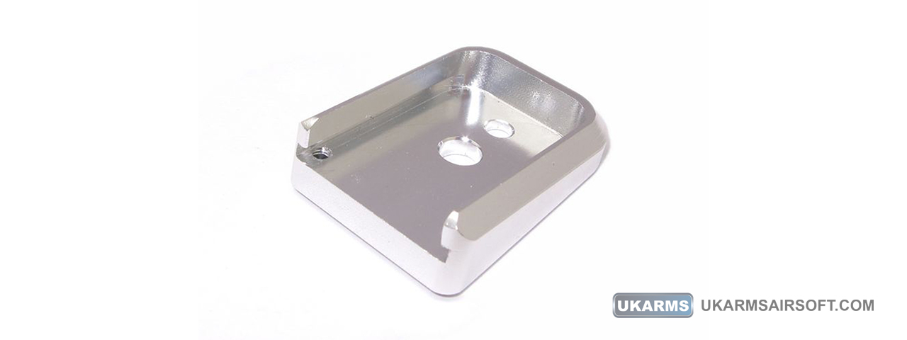 5KU Type 6 Magazine Base Cover for Hi-Capa Magazines (Color: Silver)