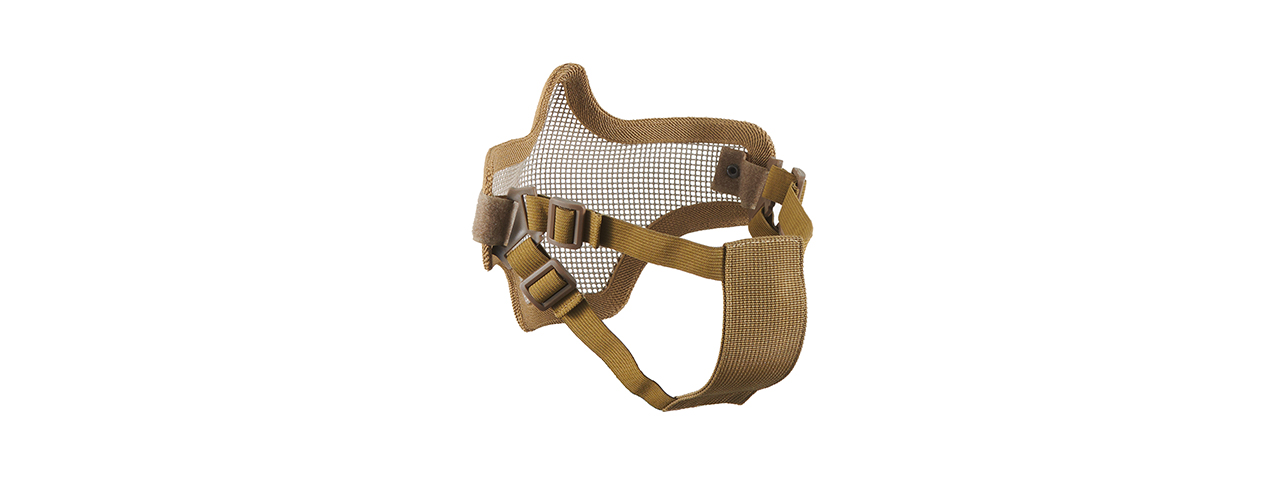 AC-103JD METAL MESH HALF MASK (JUNGLE DIGITAL CAMO) DOUBLE STRAP VERSION