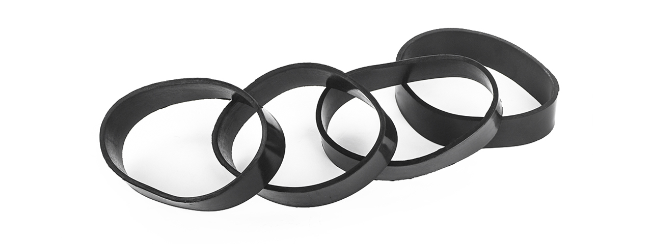 ACW Accessory Rubber Rings (4pcs) - Black - Click Image to Close