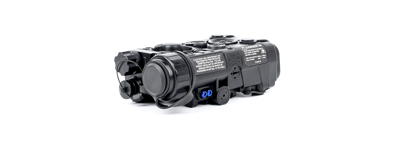 ACW NGAL Red Laser + White Light Version PEQ Box - Black