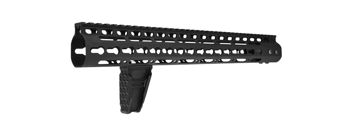 Atlas Custom Works RSAC Foregrip for Keymod & M-LOK (Black) - Click Image to Close