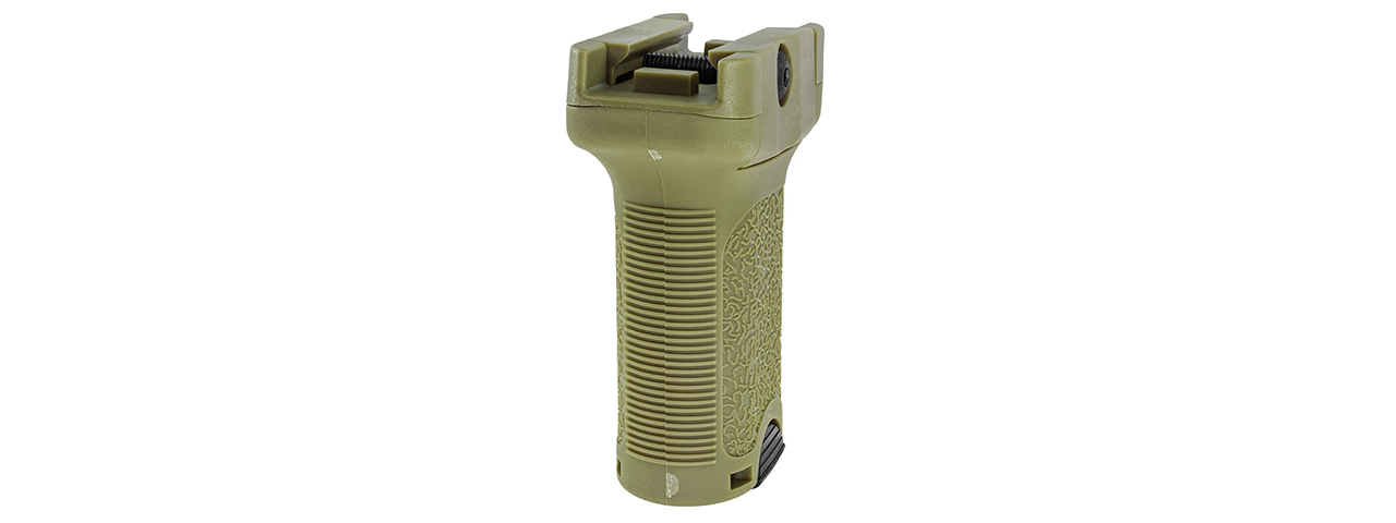 Atlas Custom Works BCM Vertical Grip for Picatinny, Keymod, & M-LOK (Tan) - Click Image to Close